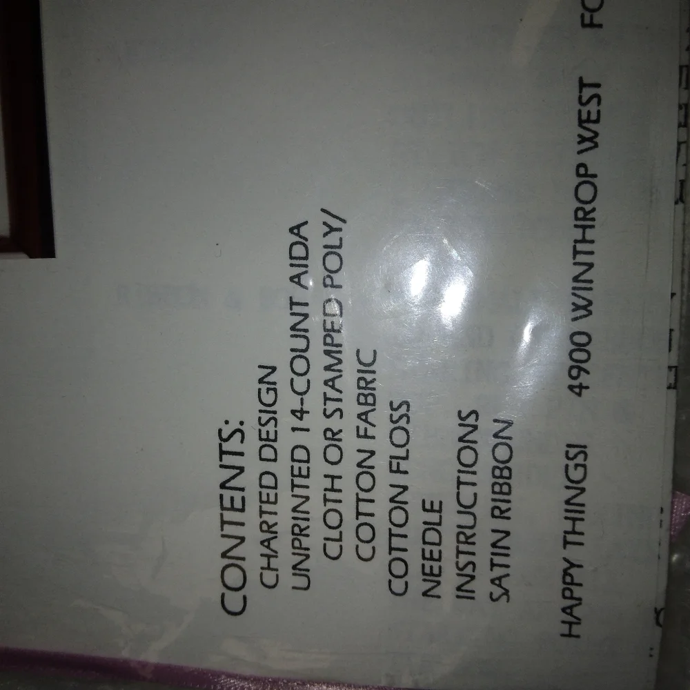 COINTED CROSS STITCH Happy Things! Other Mother, NEW, KIT